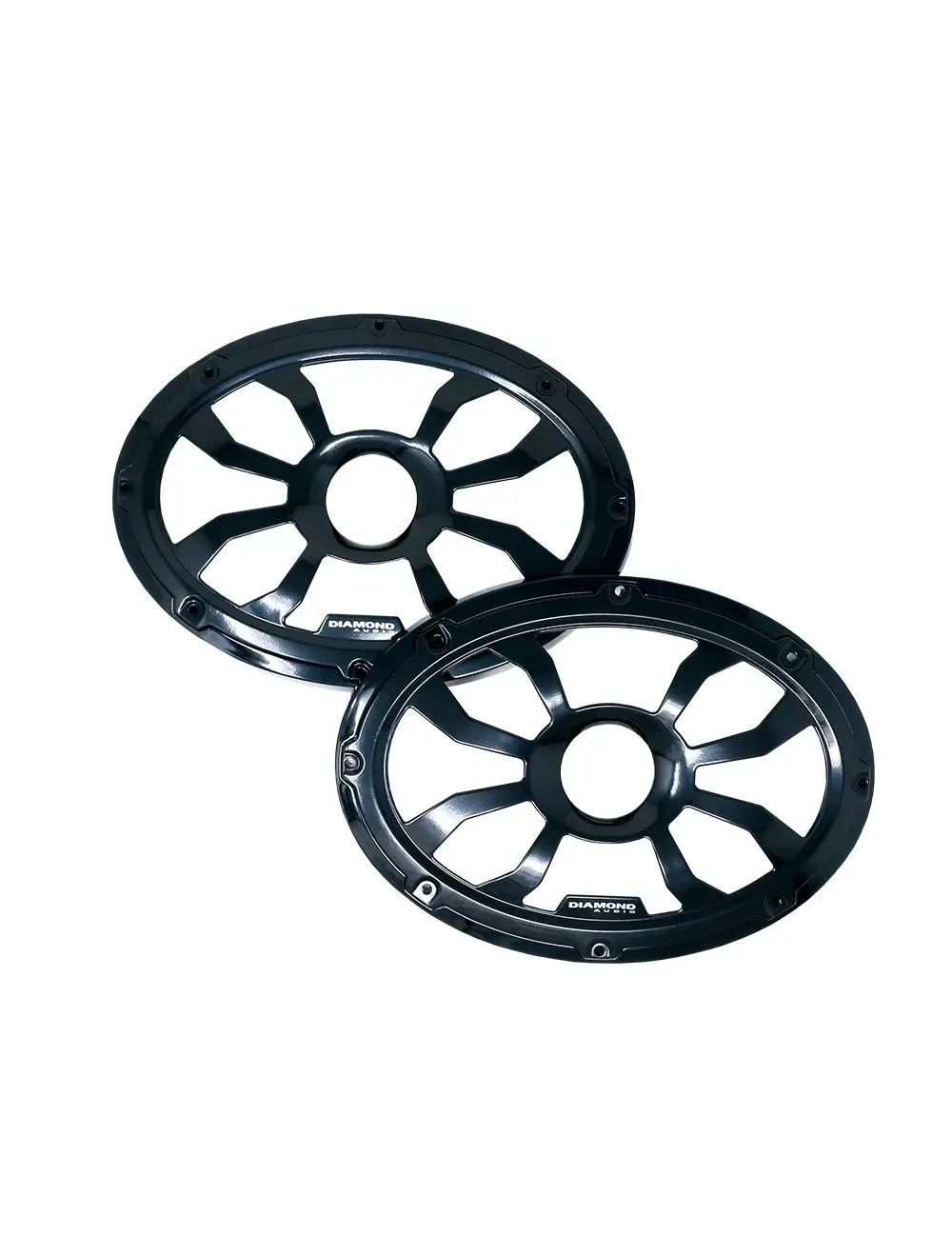 Diamond Audio Motor-Sport 6X9 Flush Mount Speaker Grills Steel With Powder Coating Pair Black (Hxm69fbb) 1
