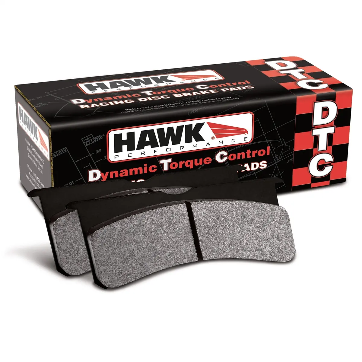 Hb622v.490 Hawk Dtc-50 Brake Pads  - Wilwood Dls 6812 1