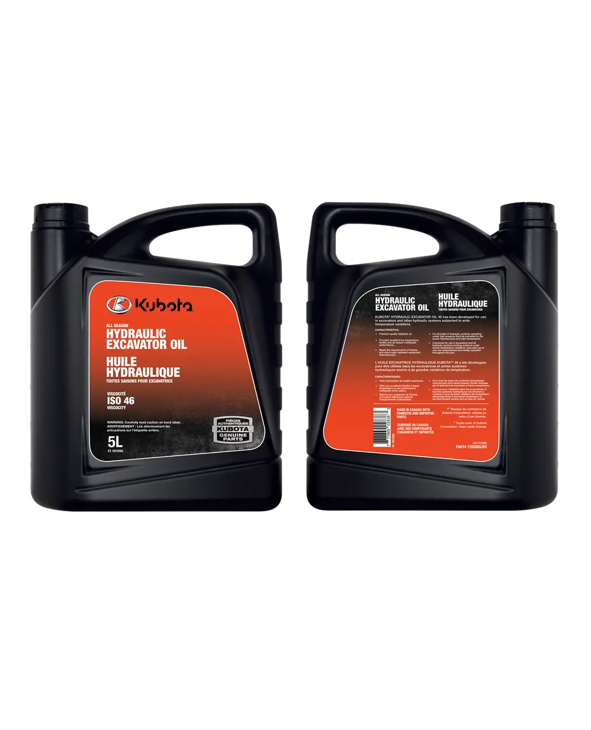 Kubota Excavator Hydraulic Oil 1