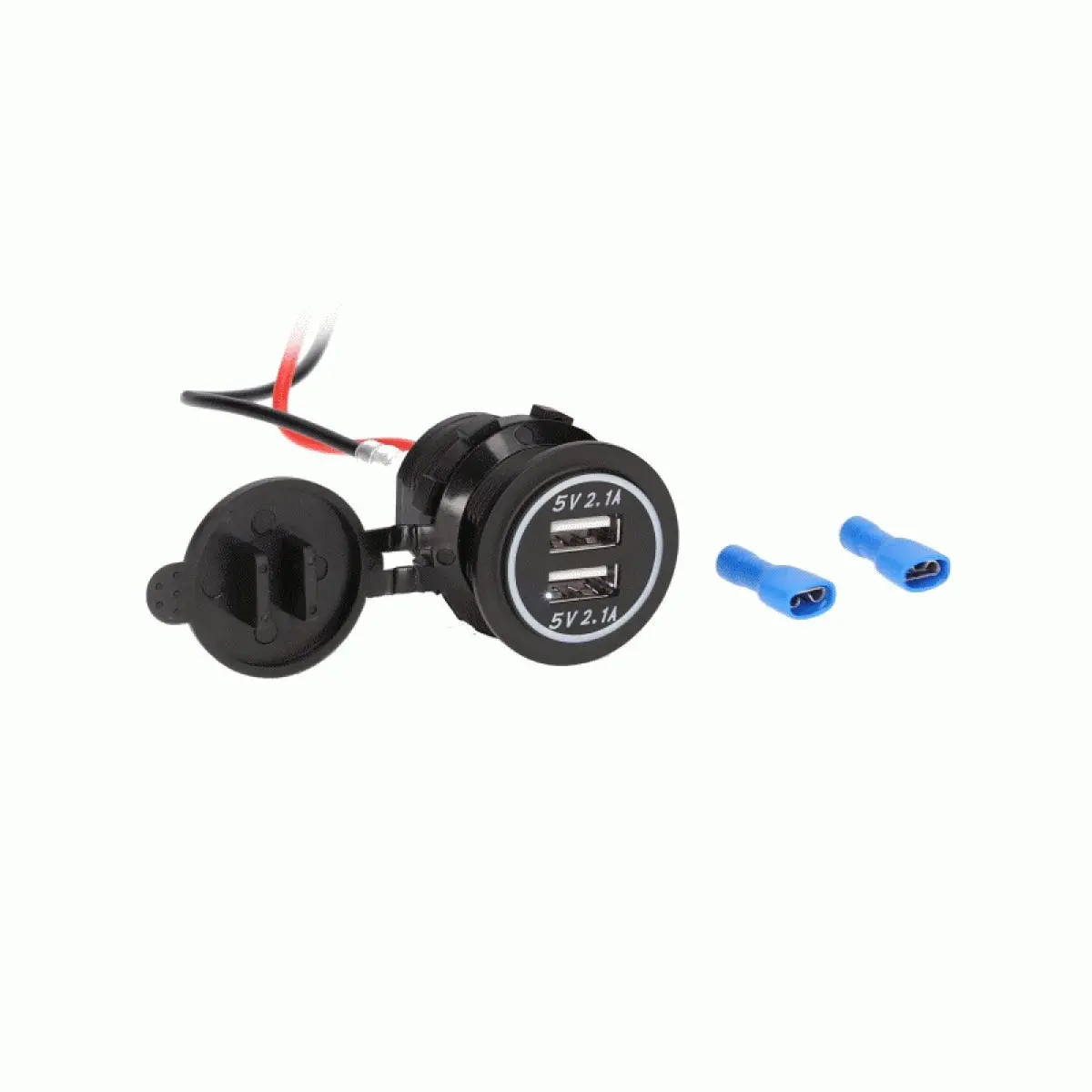 Install Bay Dual Usb Charger 4.2 Amp Flush Mount (Ibr86) 1