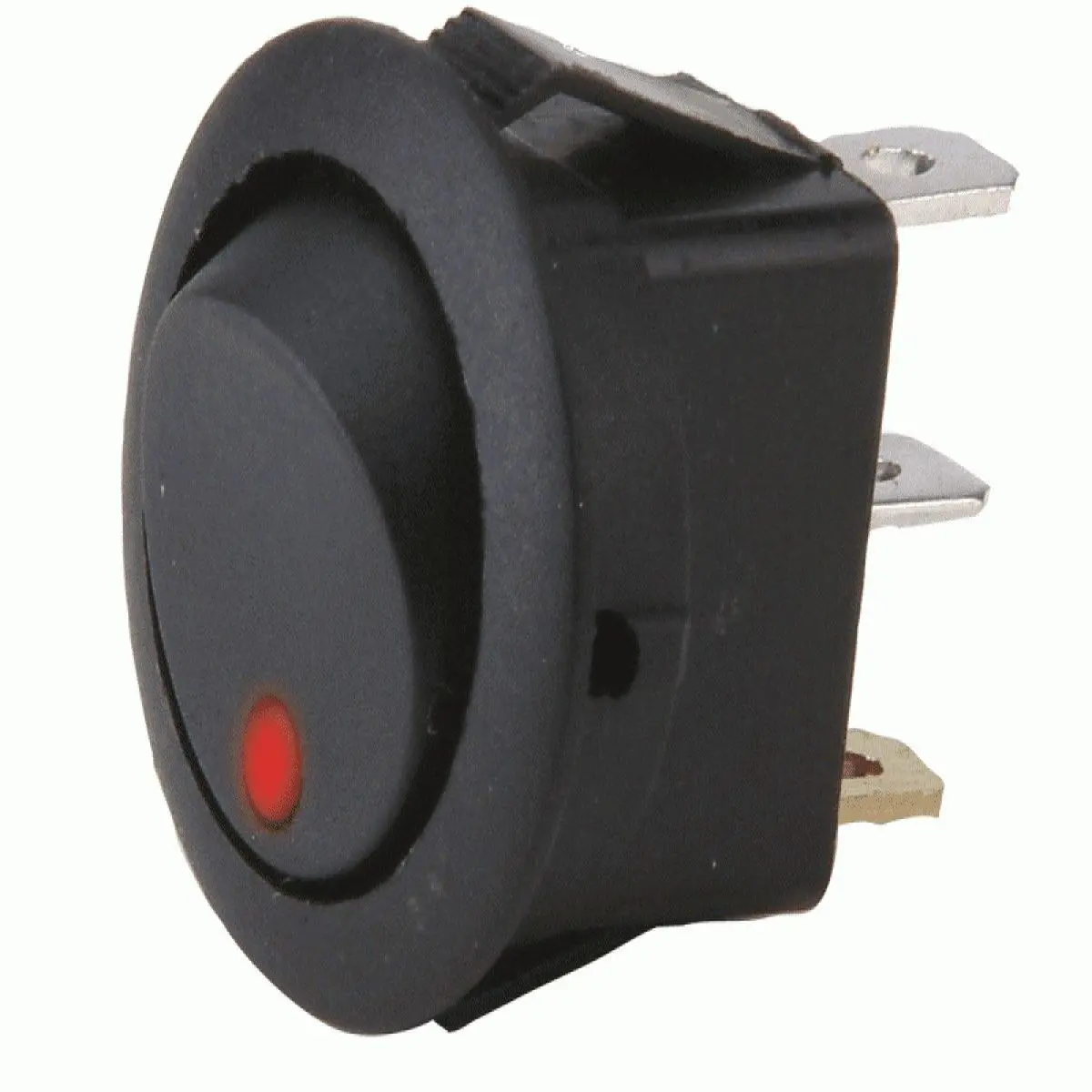 Install Bay Red Round Rocker Switch (Ibrrsr) 1