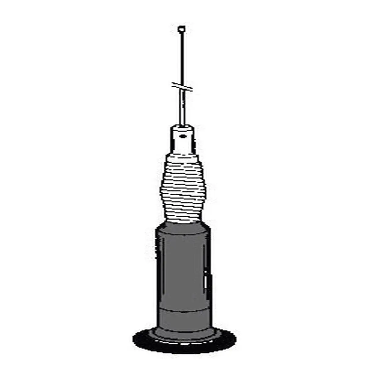 Hustler Roof Mount Cb Antenna Black (Ic20b) 1