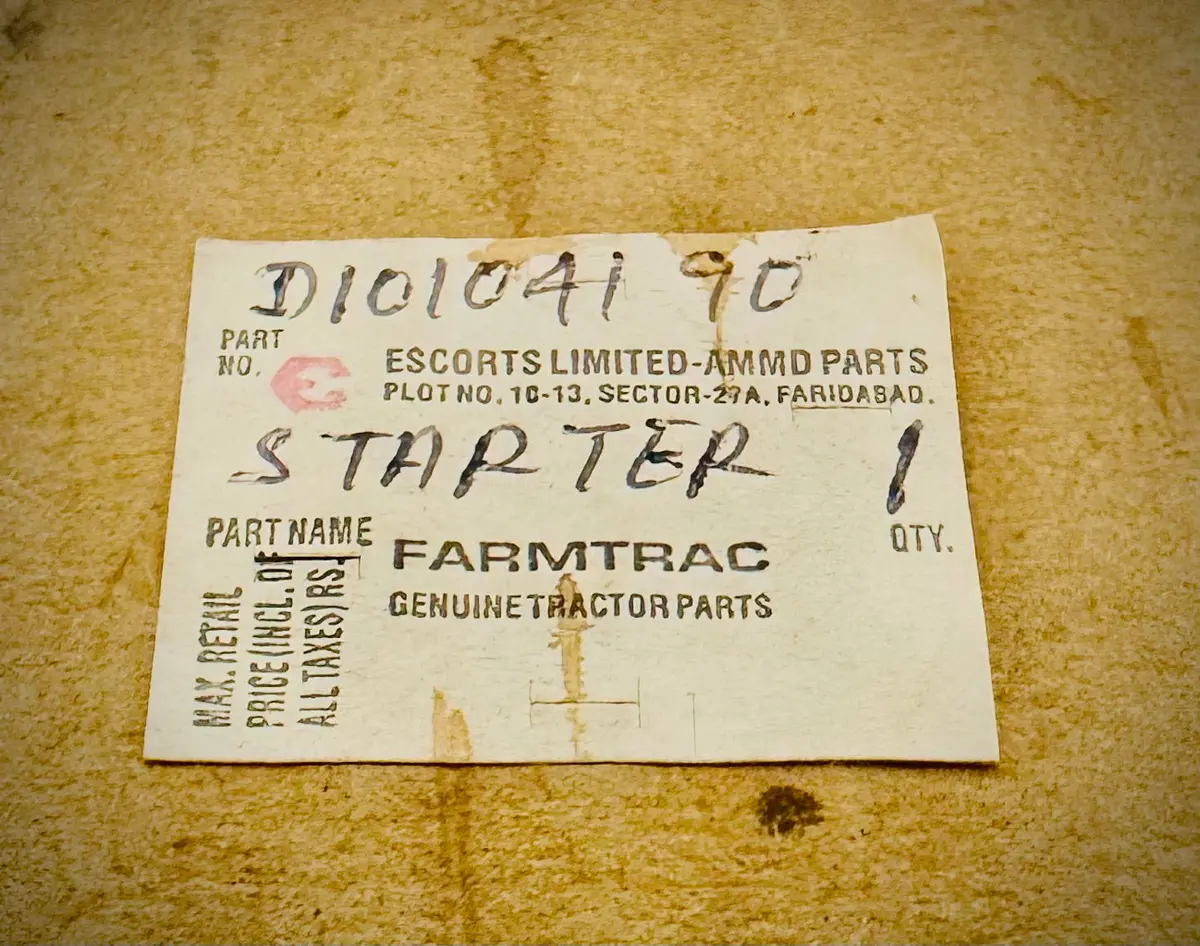 Farmtrac Starter, Motor, Esl14973 1