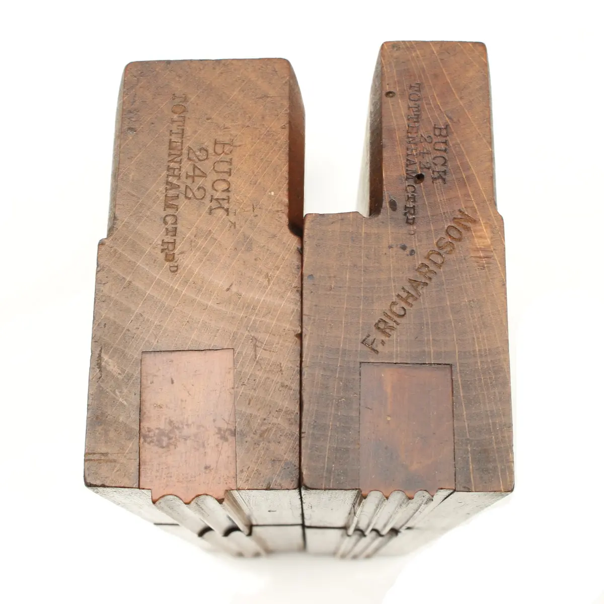 2X Buck Wooden Reeding Planes (Beech) 1