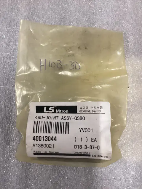 Ls Tractor 4Wd Joint Assembly, 40013044 1