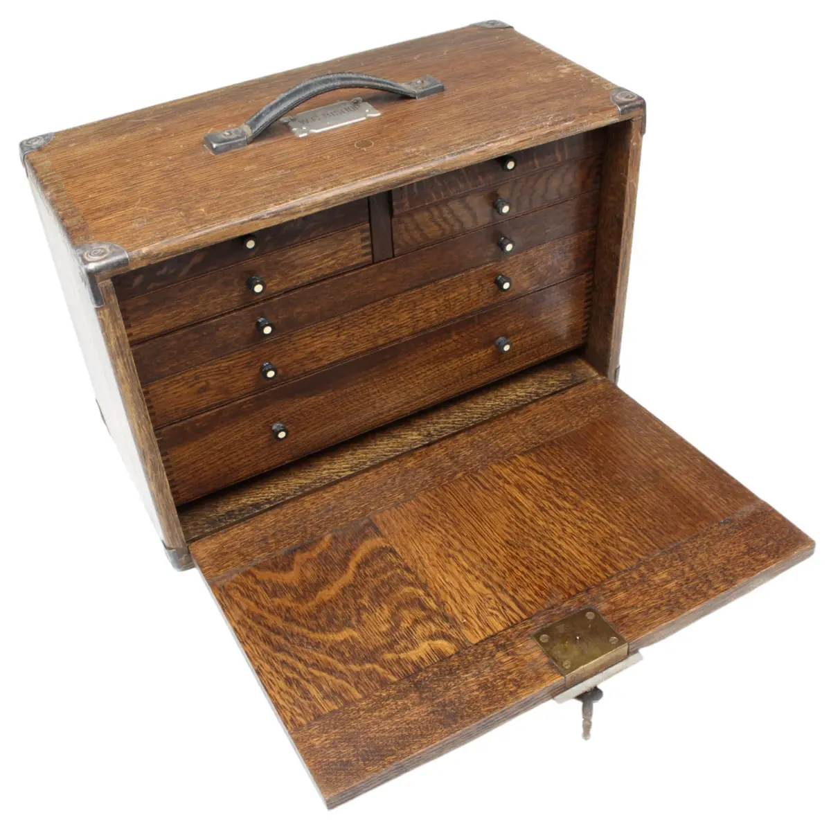 Sold - Old Engineers Toolbox (Oak) 1