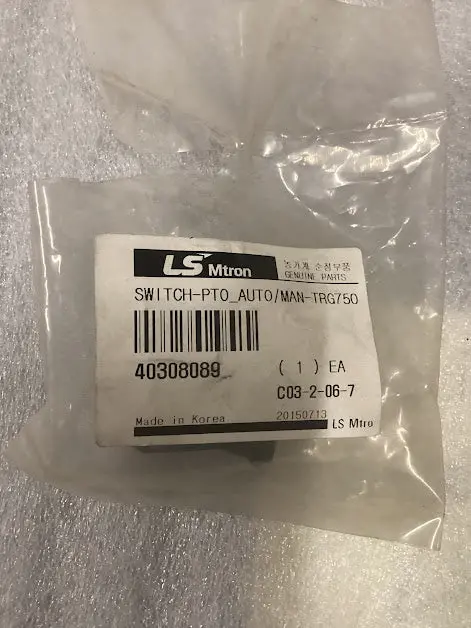 Ls Tractor Switch Pto Auto/Man, 40308089 1