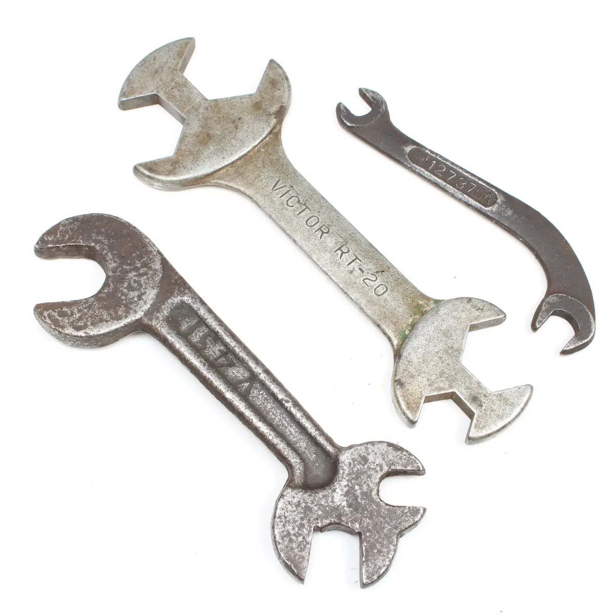 3X Old Spanners / Wrenches 1