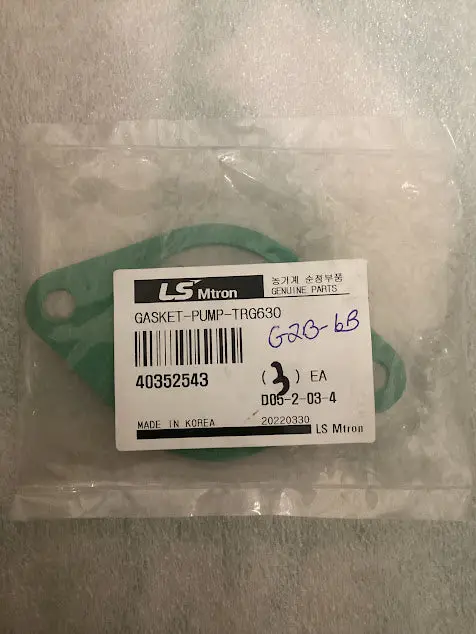 Ls Tractor Gasket Pump, 40352543 1