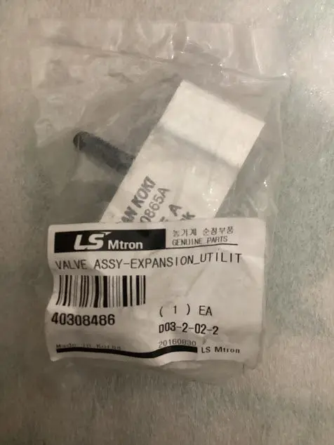 Ls Tractor Valve Assembly, Expansion Utility, 40308486 1