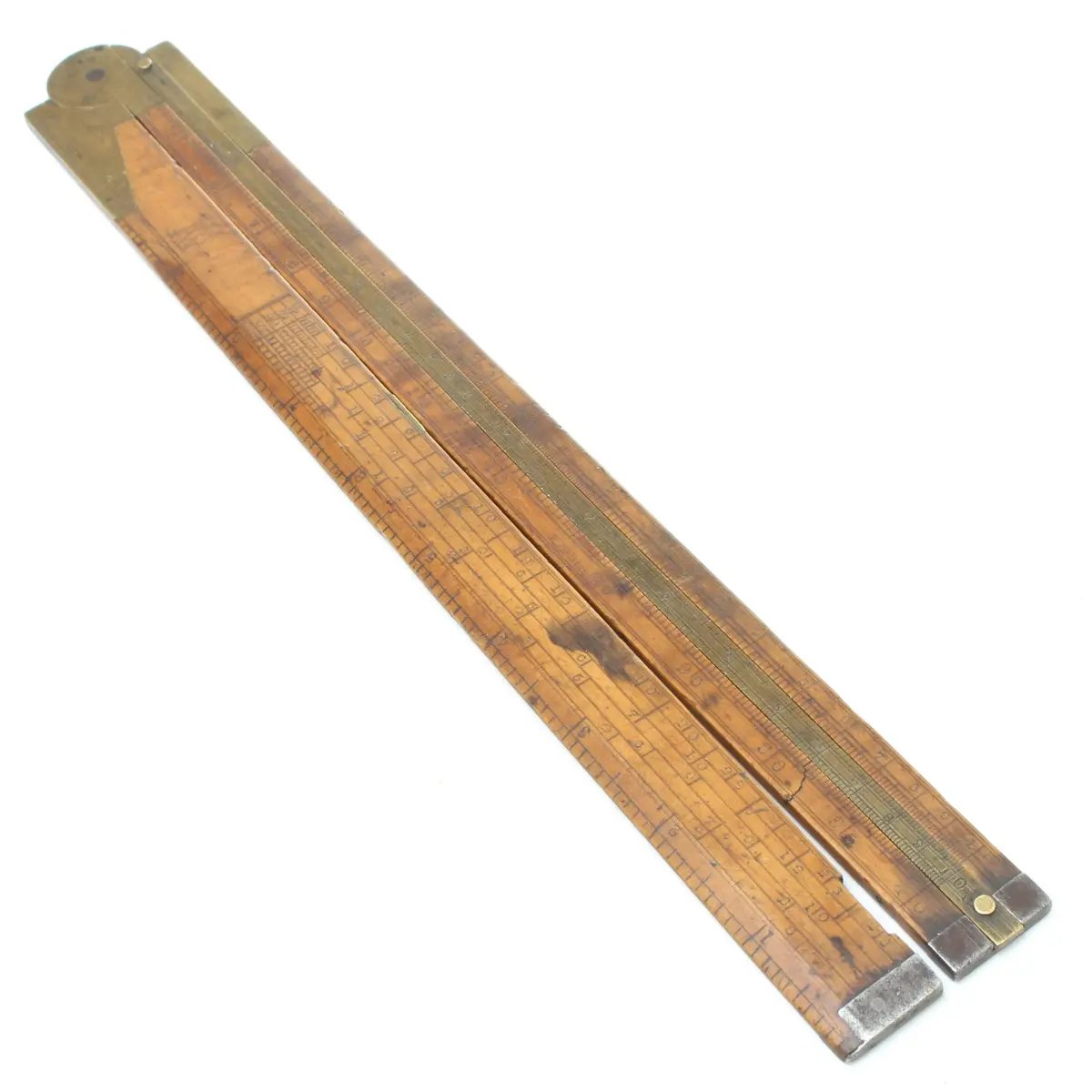 Old Early Wooden Slide Rule (Boxwood) 1
