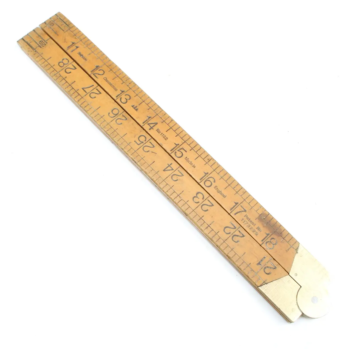 Rabone Chesterman Folding Rule No. 1162 - 1M / 36" (Boxwood) 1