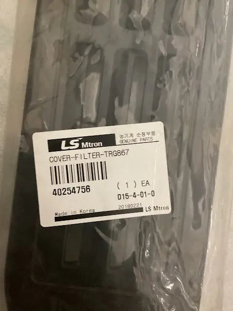 Ls Tractor Filter Cover, 40254756 1