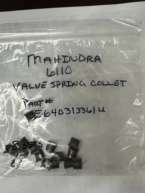 Mahindra Tractor Valve Spring Collet, Used, E640313361u 1