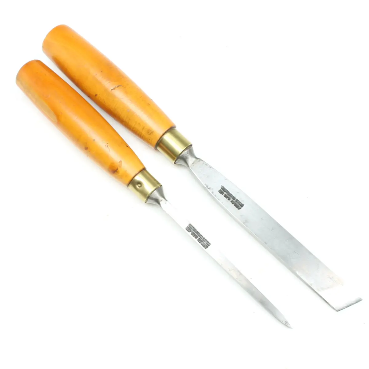 Ashley Iles Wood Carving Tools - Sweep 1 & 2 (Boxwood) 1