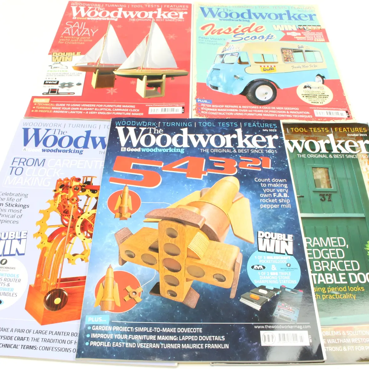 5X The Woodworker Magazines 1