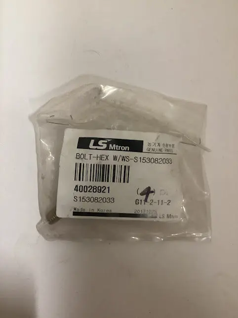 Ls Tractor Hex Bolt W/Ws, 40028921 1