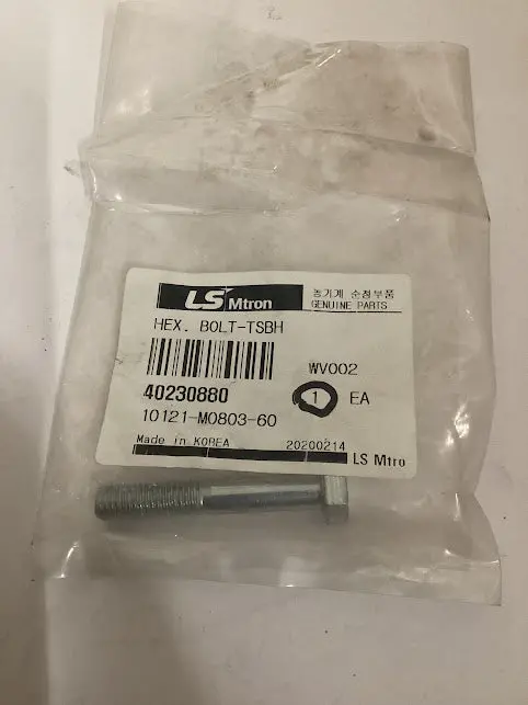 Ls Tractor Hex Bolt, 40230880 1