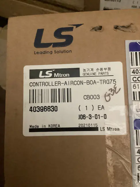 Ls Tractor Controller, Aircon, Boa, 40396630 1