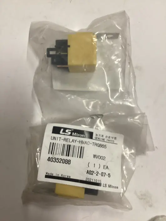 Ls Tractor Unit Relay Hvac, 40352088 1