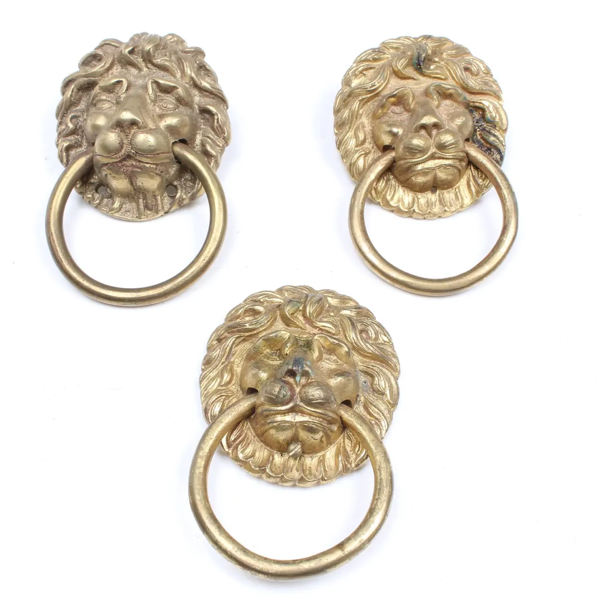 3X Lions Head Door Knockers 1