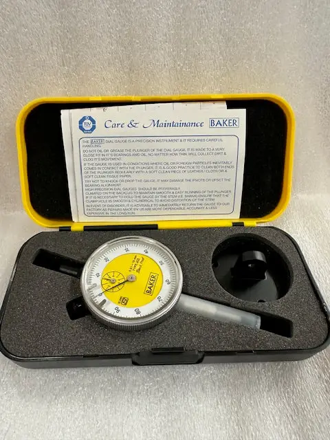 Baker 0.01Mm Graduation Dial Indicator Gauge 1