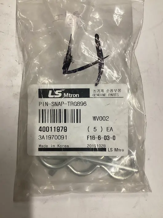 Ls Tractor Pin Snap, 40011979 1