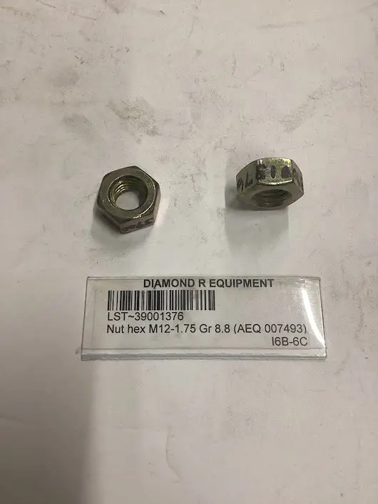Ls Tractor Nut Hex, 2 Pack, 39001376 1