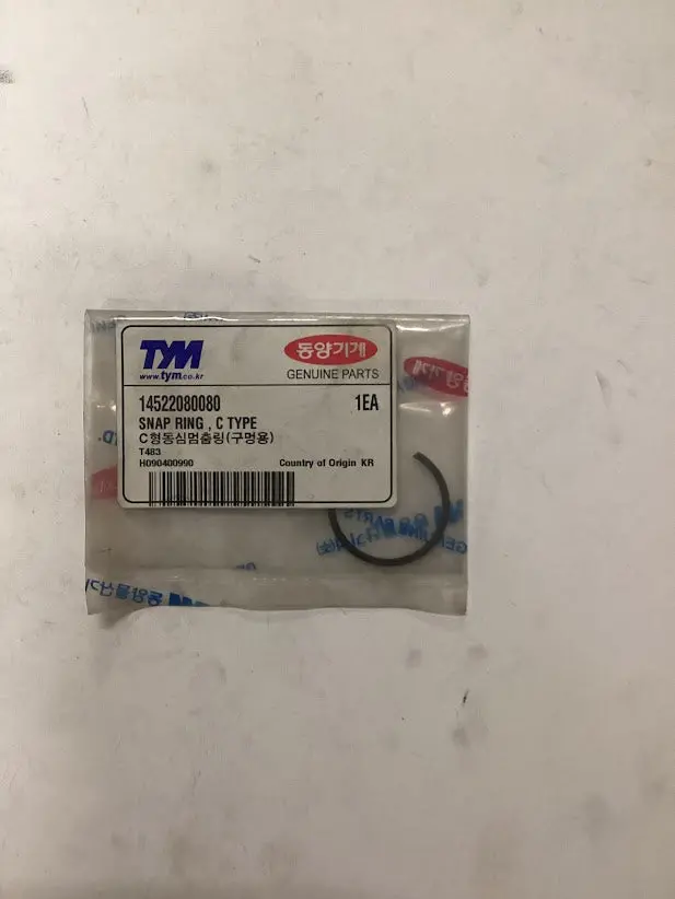 Tym/Mahindra Tractor Snap Ring C Type, 14522080080 1