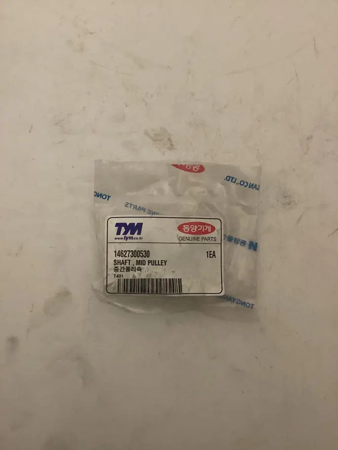 Tym/Mahindra Tractor Shaft Mid Pulley, 14627300530 1