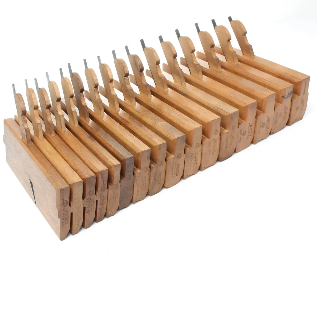 Sold - Half-Set Of Atkins Hollow And Round Planes (Beech) 1