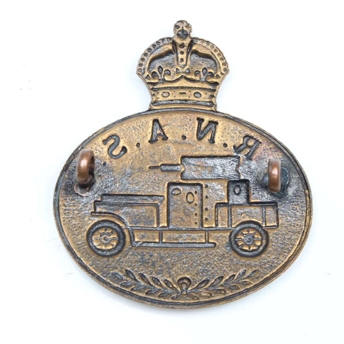Royal Navy Air Service Armoured Car Company Rnas Cap Badge 2
