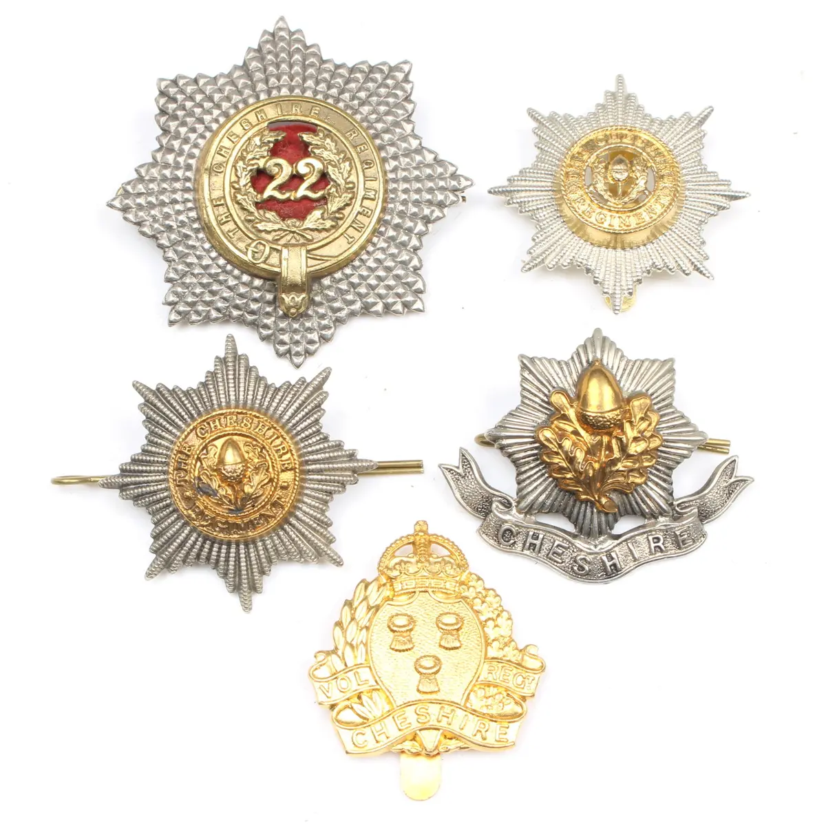 Old Cheshire Cap Badges 1