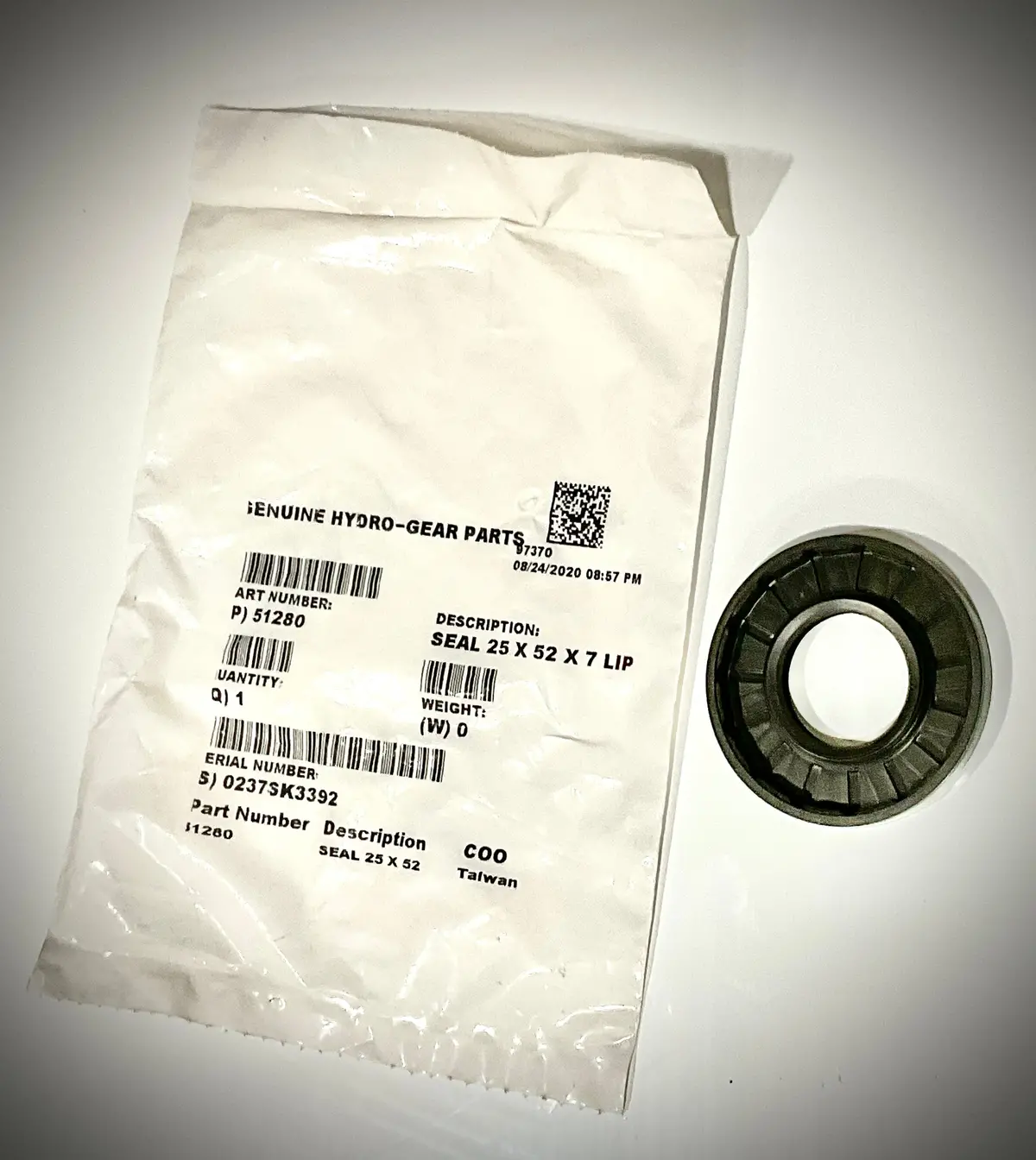 Hydro-Gear Lip Seal Oem, Hg51280 1