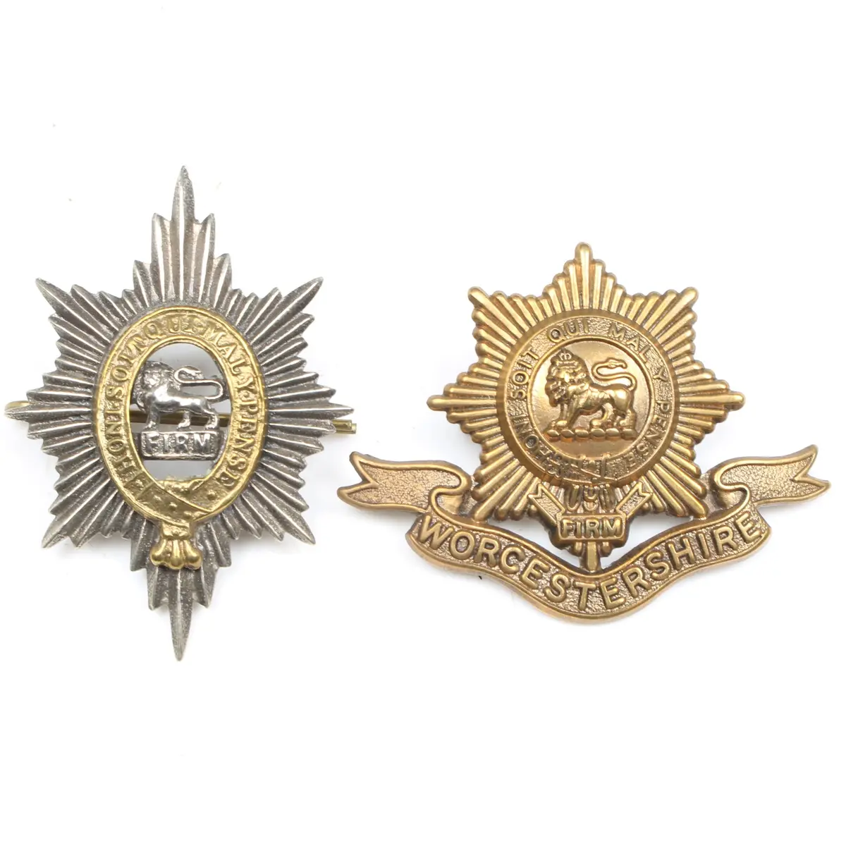 Old Worcestershire Cap Badges 1