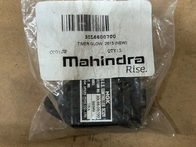 Mahindra Timer Glow For Single Harness, 30L6600700 1