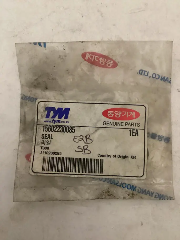 Tym/Mahindra Tractor Seal, 15602230085 1
