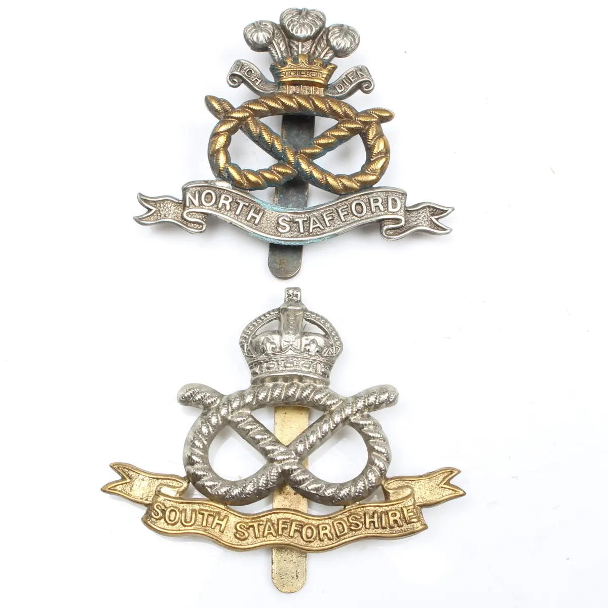 Old North & South Staffordshire Cap Badges 1
