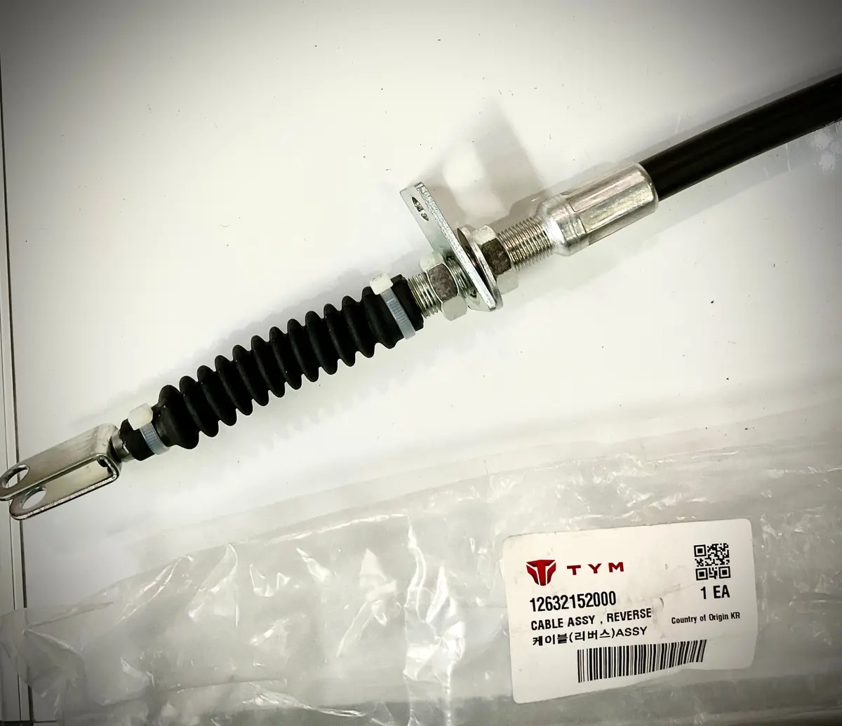 Tym / Mahindra Tractors Reverse Cable Assembly, 12632152000 1