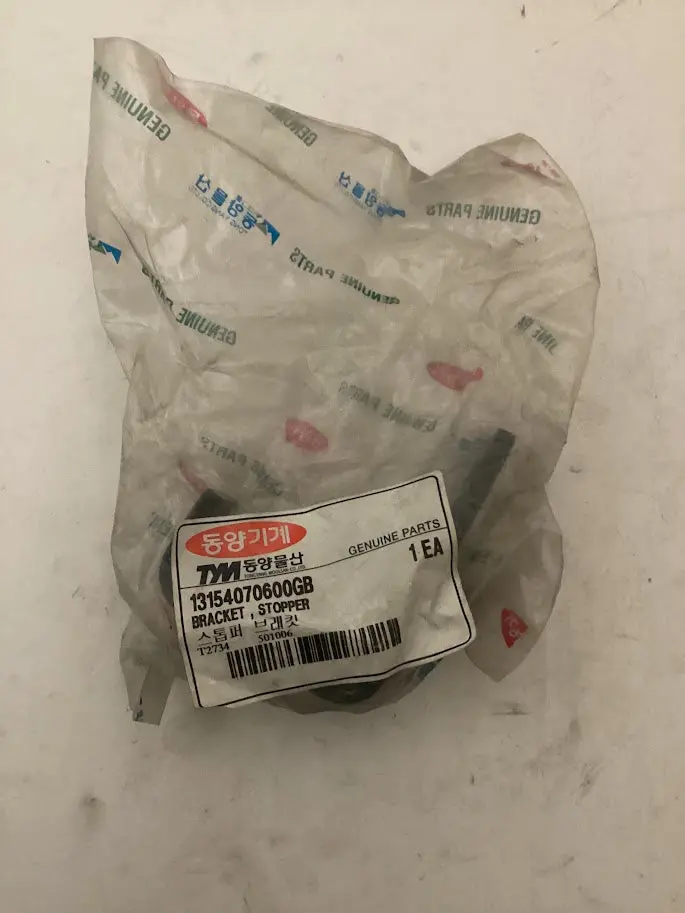 Tym Tractor Bracket Stopper, 13154070600Gb 1