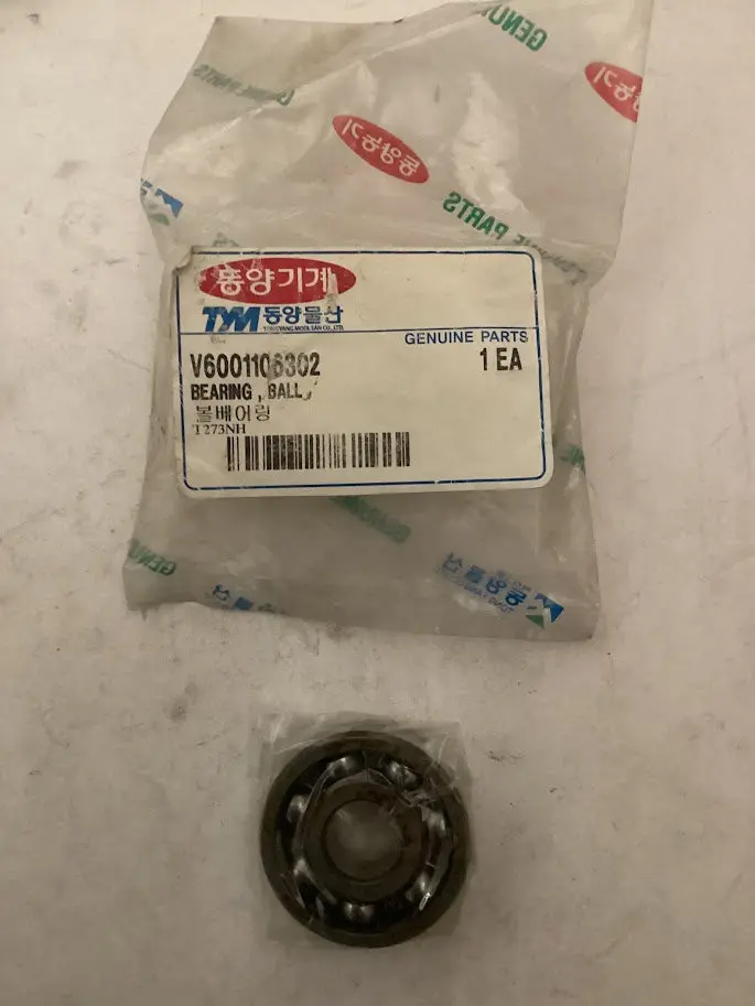 Tym/Mahindra Tractor Bearing Ball, V6001106302 1