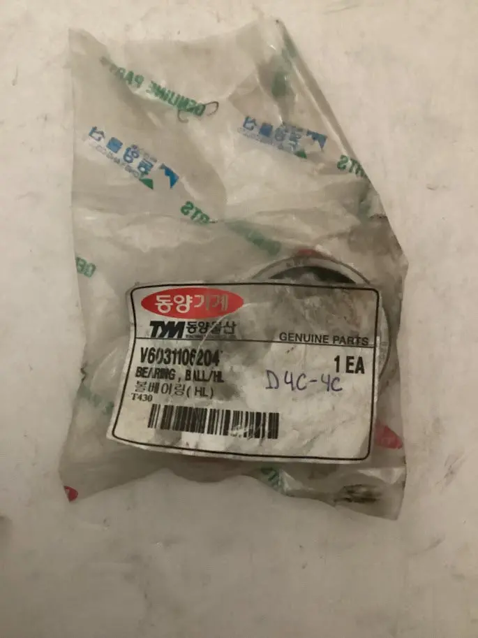 Tym/Mahindra Tractor Bearing Ball/Hl, V6031106204 1