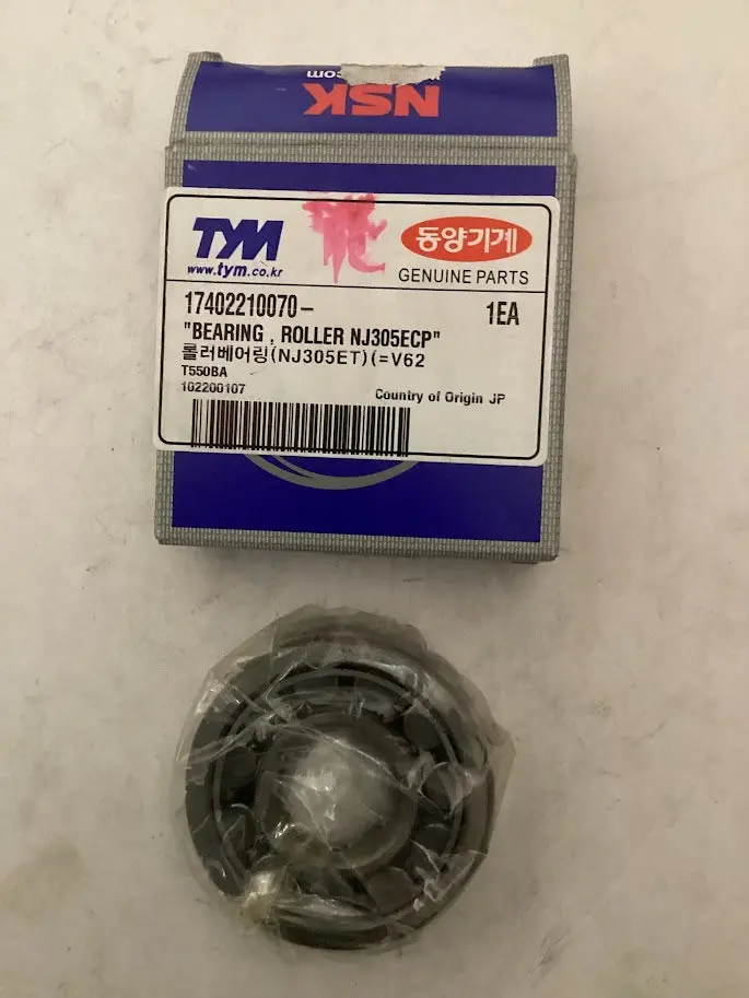 Tym/Mahindra Tractor Bearing Roller, Nj305ecp, 17402210070 1