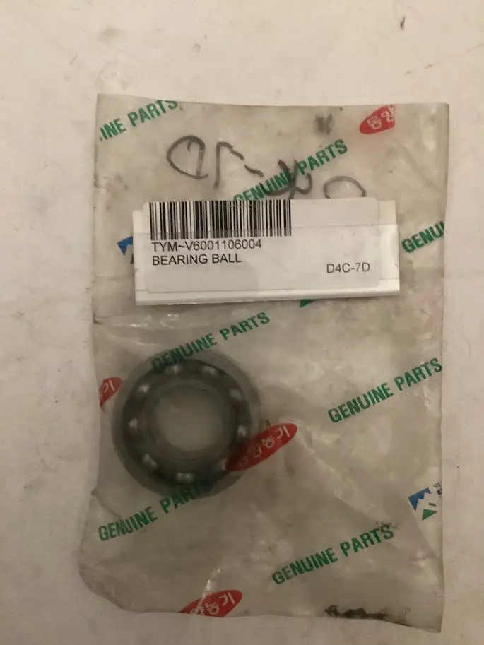 Tym/Mahindra Tractor Bearing Ball, V6001106004 1