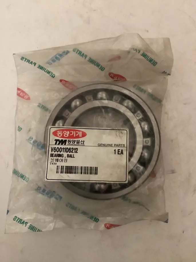 Tym/Mahindra Tractor Bearing Ball, V6001106212 1