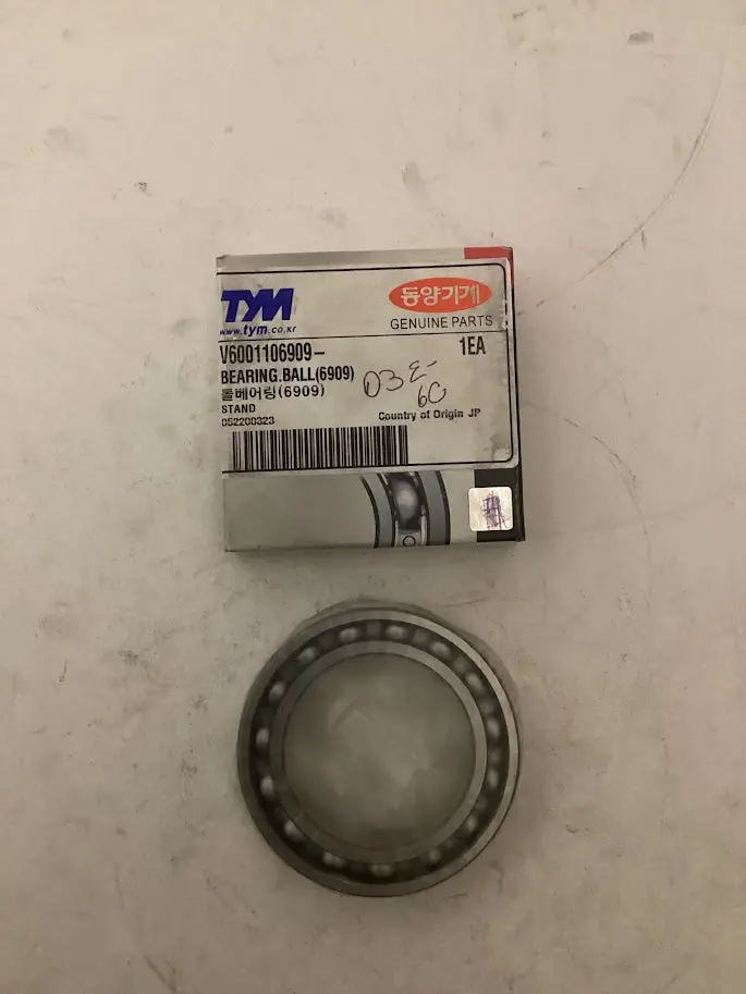 Tym/Mahindra Tractor Bearing Ball, 6909, V6001106909 1