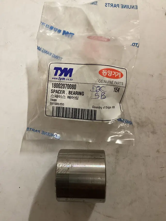 Tym/Mahindra Tractor Spacer Bearing, 18002070080 1