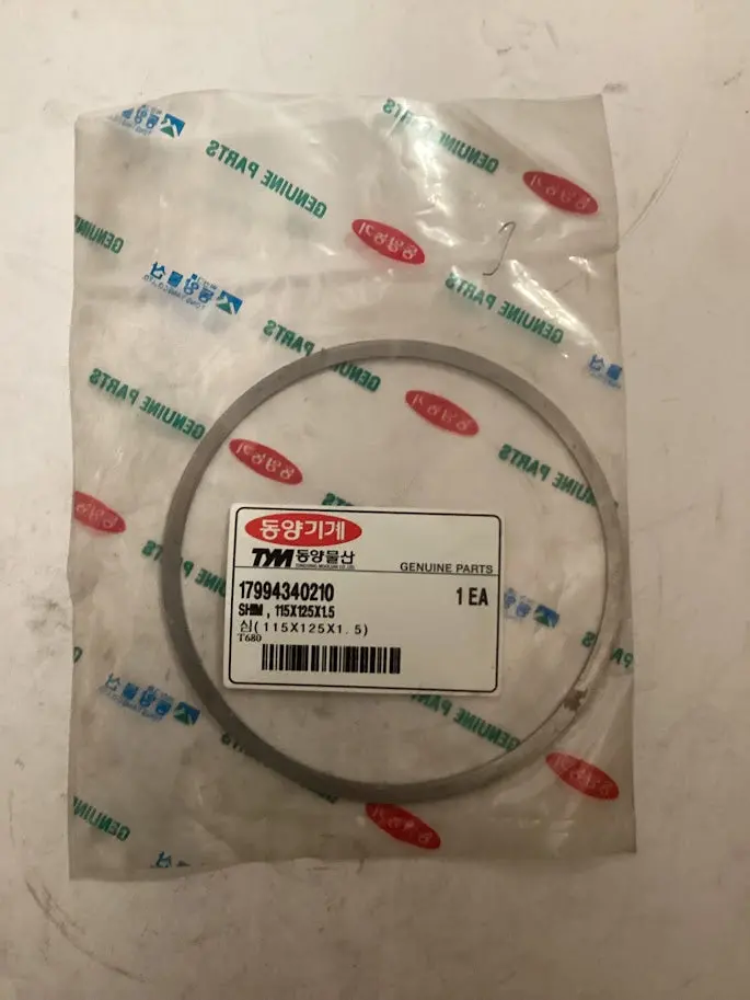 Tym/Mahindra Tractor Shim, 115X125x1.5, 17994340210 1