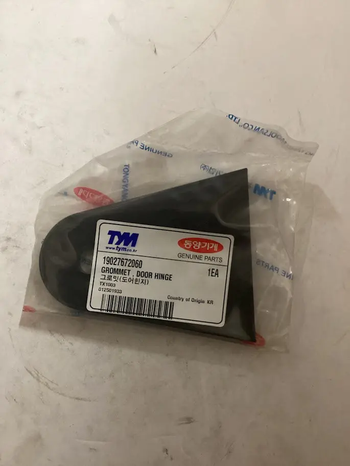 Tym/Mahindra Tractor Grommet Door Hinge, 19027672060 1