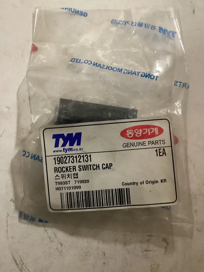 Tym/Mahindra Tractor Rocker Switch Cap,73 190212131 1